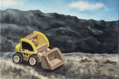 Holzbagger - Wooden excavator (2019)